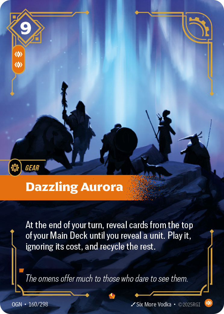 Dazzling Aurora OGN-160/298 Normal Riftbound card
