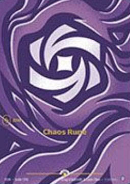 Chaos Rune OGN-166b/298 Foil Riftbound card