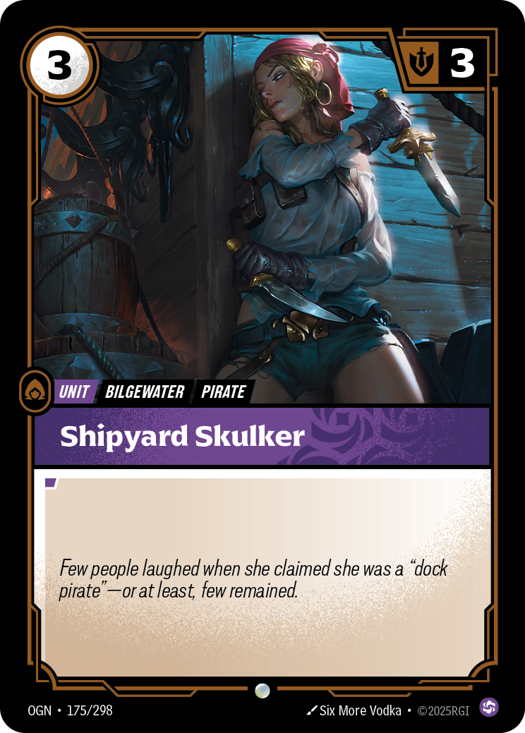 Shipyard Skulker OGN-175/298 Normal Riftbound card