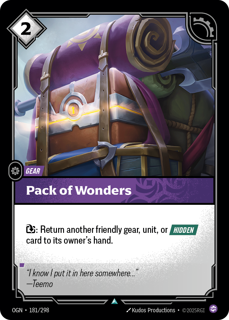 Pack of Wonders OGN-181/298 Normal Riftbound card
