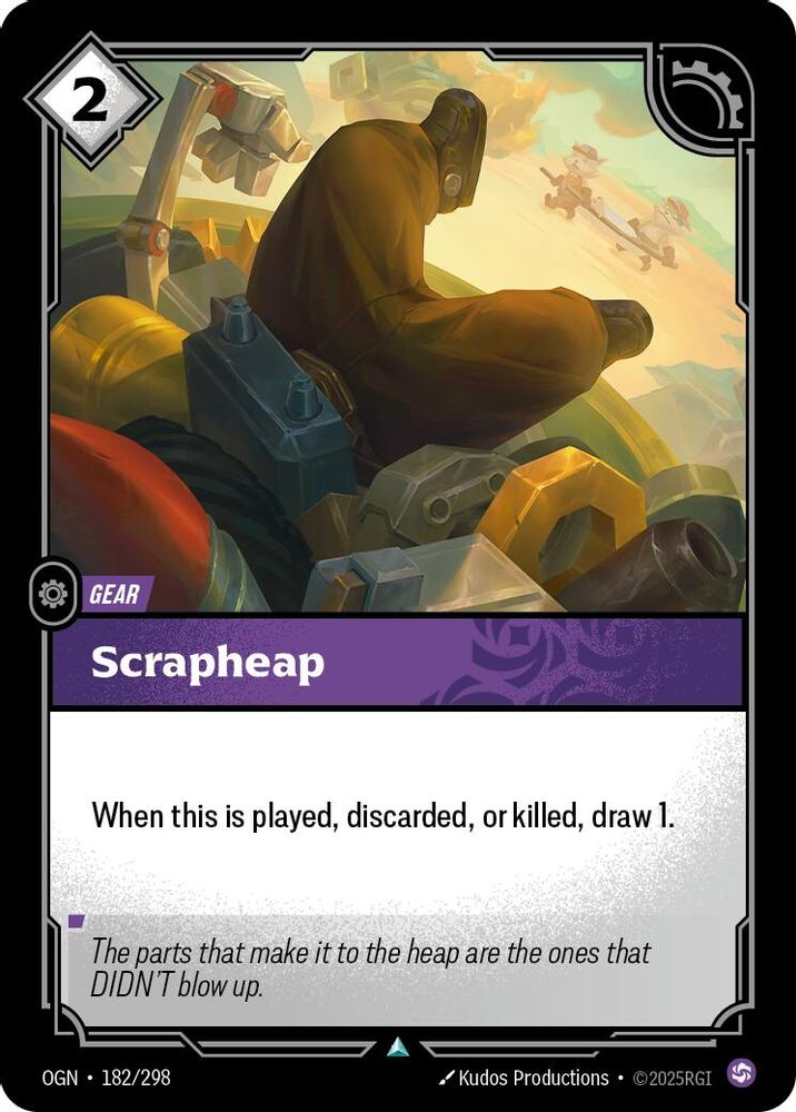 Scrapheap OGN-182/298 Normal Riftbound card