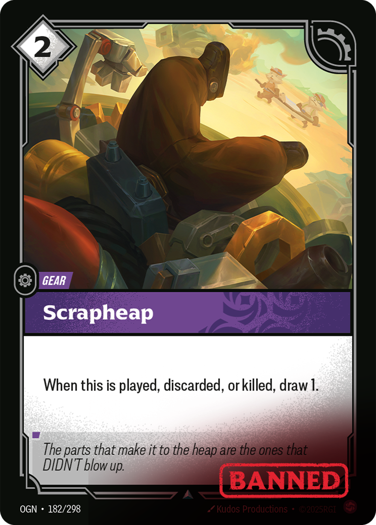 Scrapheap OGN-182/298 Normal Riftbound card