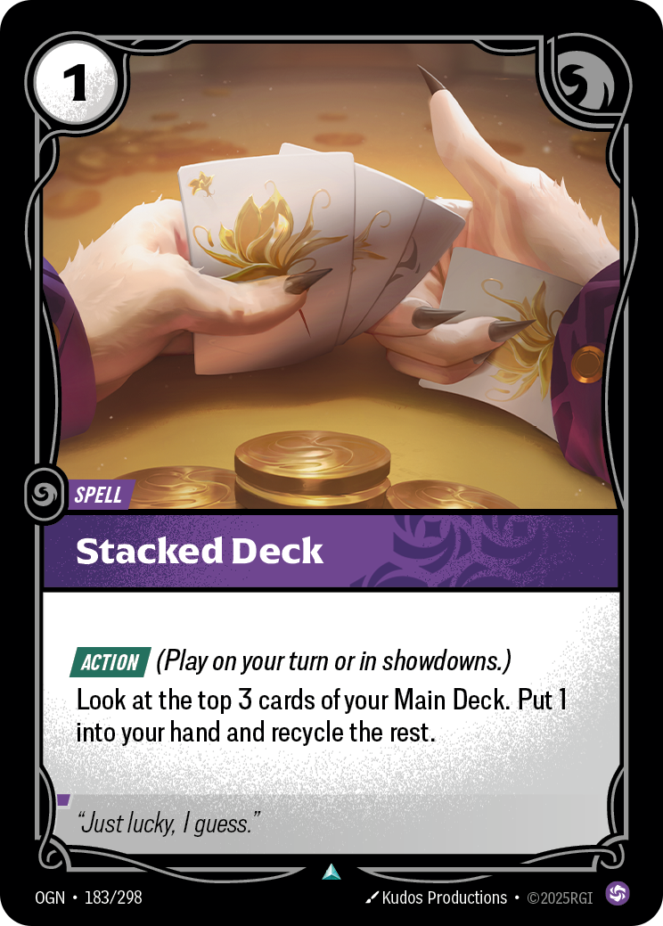 Stacked Deck OGN-183/298 Normal Riftbound card