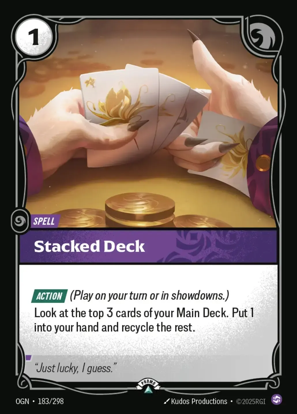 Stacked Deck OGN-183-p-NN Foil Riftbound card