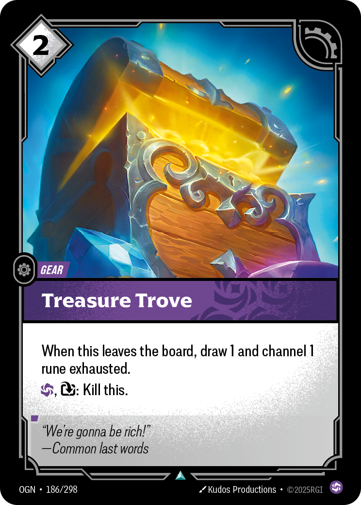 Treasure Trove OGN-186/298 Normal Riftbound card