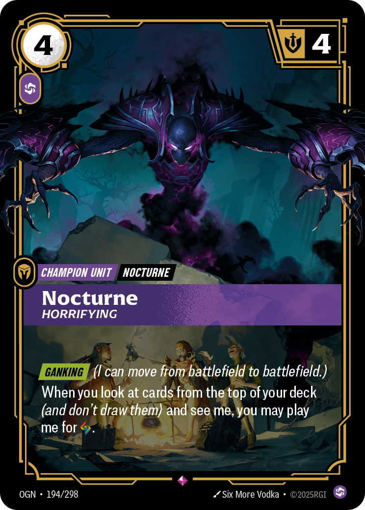 Nocturne, Horrifying OGN-194 · Normal Foil