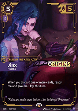 Jinx, Rebel OGN-202 · Normal Foil