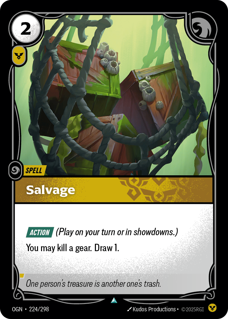 Salvage OGN-224/298 Normal Riftbound card