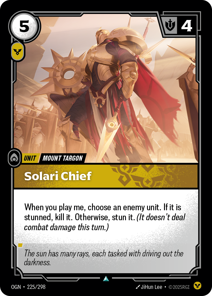 Solari Chief OGN-225/298 Normal Riftbound card