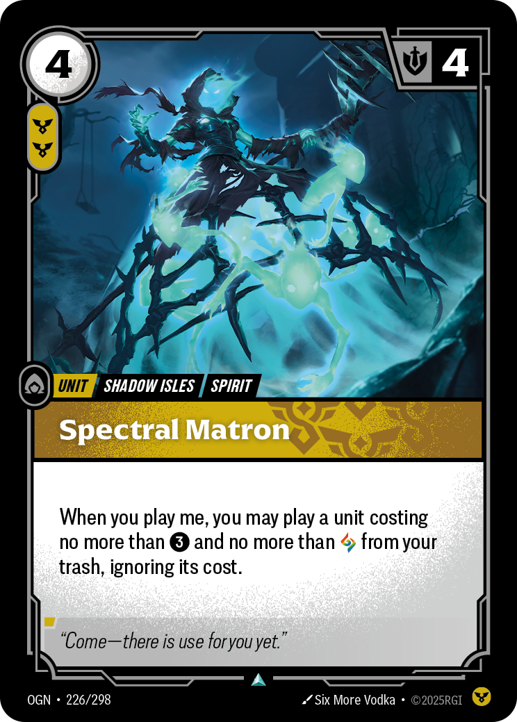 Spectral Matron OGN-226/298 Normal Riftbound card
