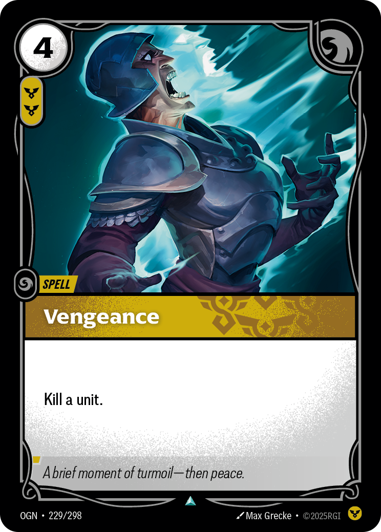 Vengeance OGN-229/298 Normal Riftbound card