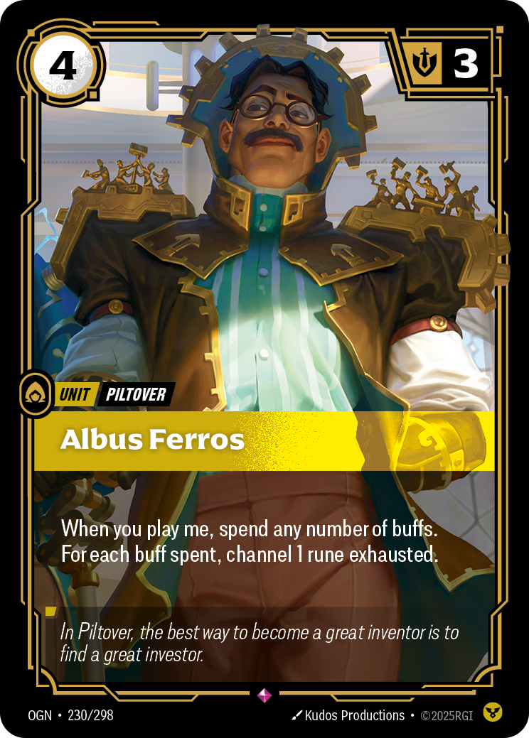 Albus Ferros OGN-230/298 Normal Riftbound card