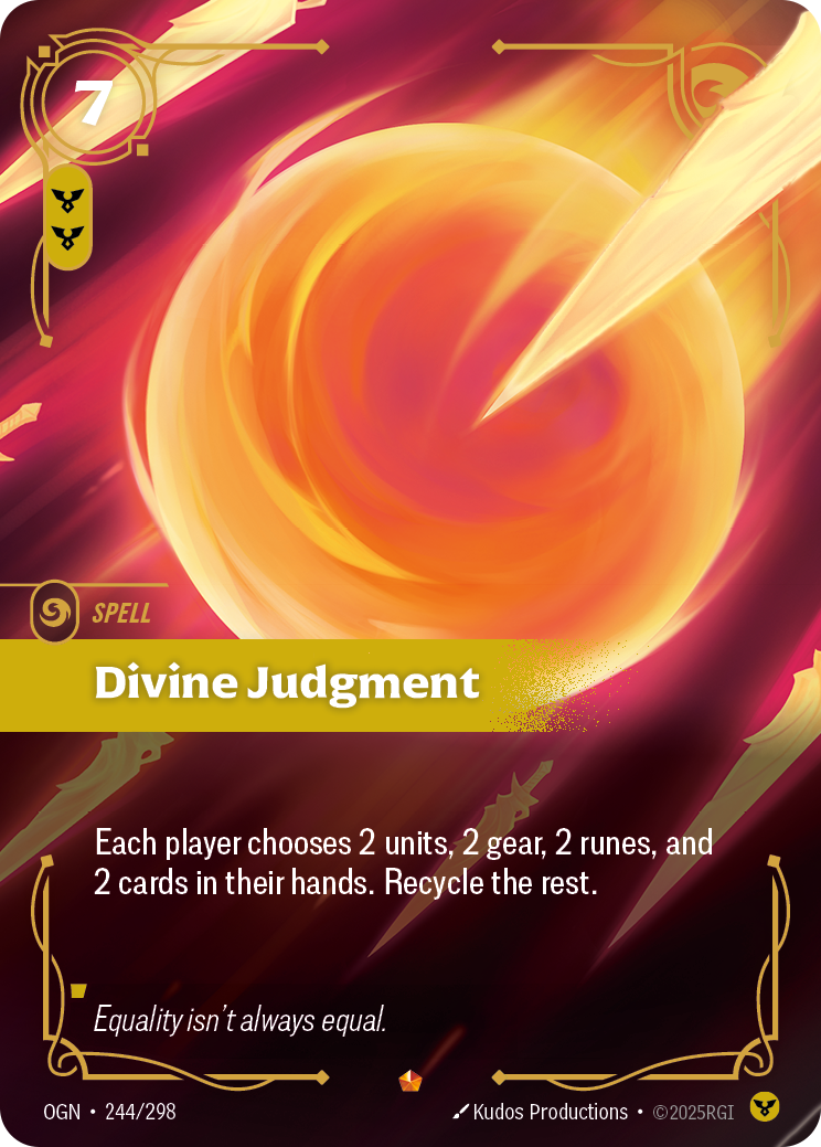 Divine Judgment Riftbound card