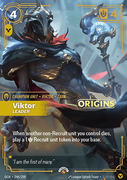 Viktor, Leader OGN-246/298-P Normal Riftbound card