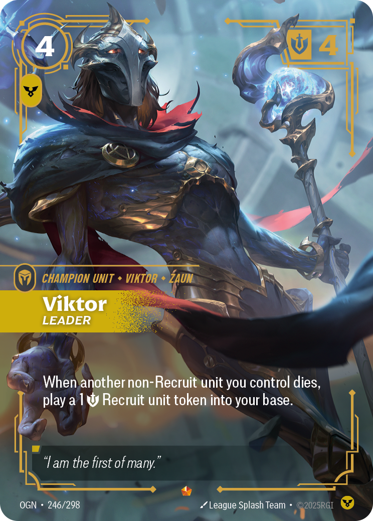 Viktor, Leader Riftbound card