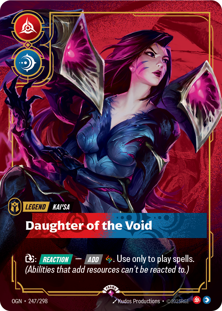 Daughter of the Void OGN-247/298-P Normal Riftbound card