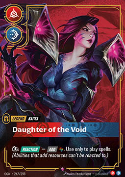 Daughter of the Void Riftbound card