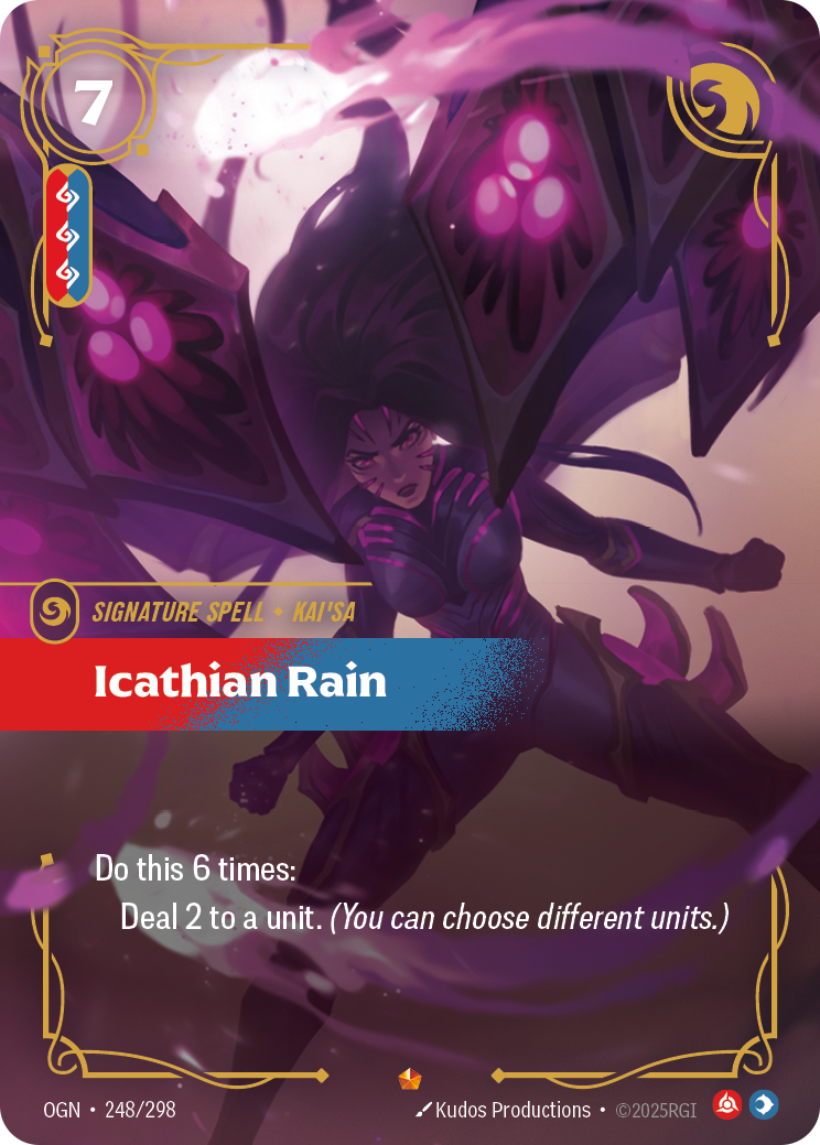 Icathian Rain Riftbound card