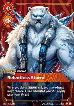 Relentless Storm OGN-249/298 Normal Riftbound card