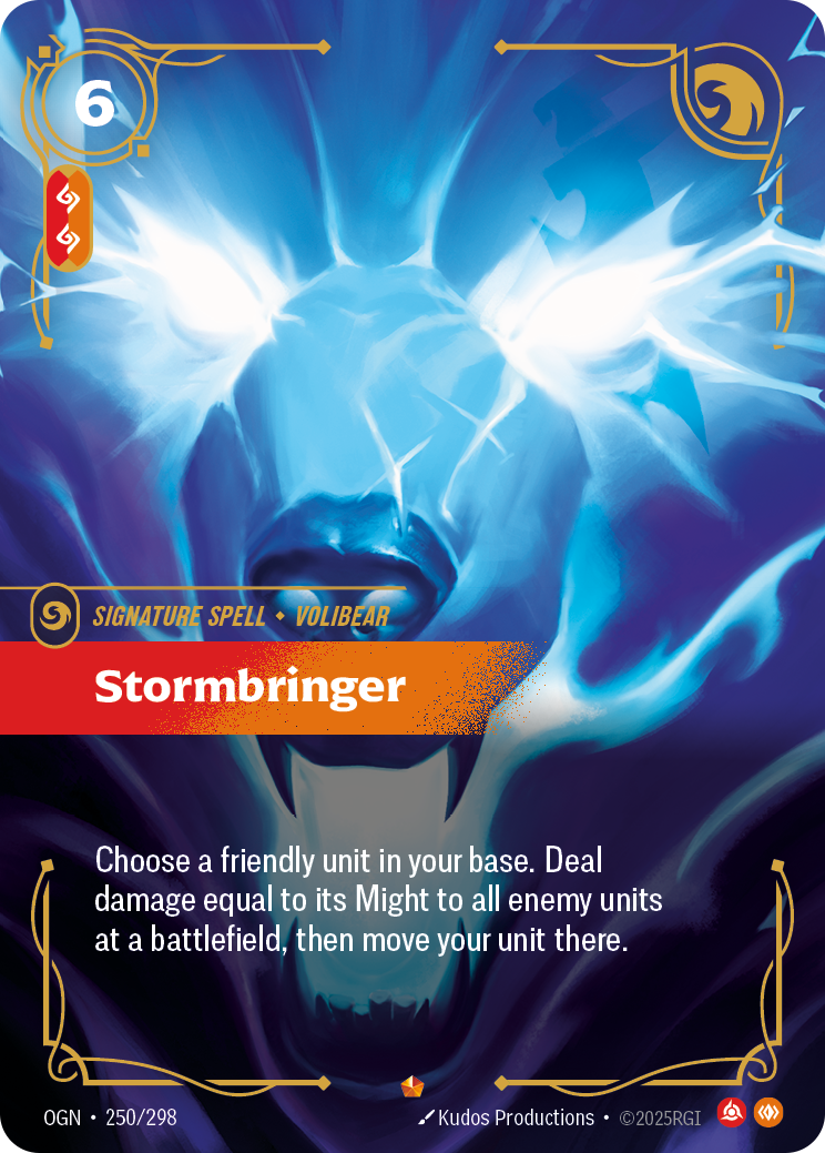 Stormbringer OGN-250/298 Normal Riftbound card