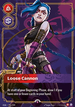 Loose Cannon OGN-251/298-P Normal Riftbound card