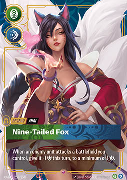 Nine-Tailed Fox OGN-255/298 Normal Riftbound card