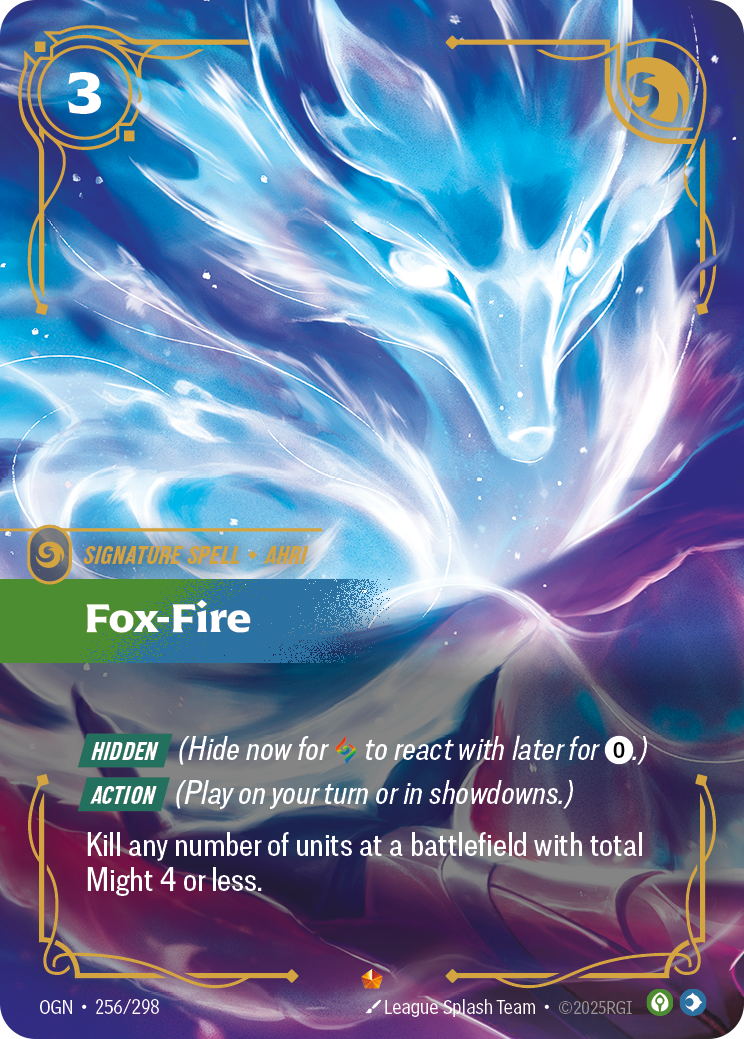 Fox-Fire OGN-256/298 Normal Riftbound card