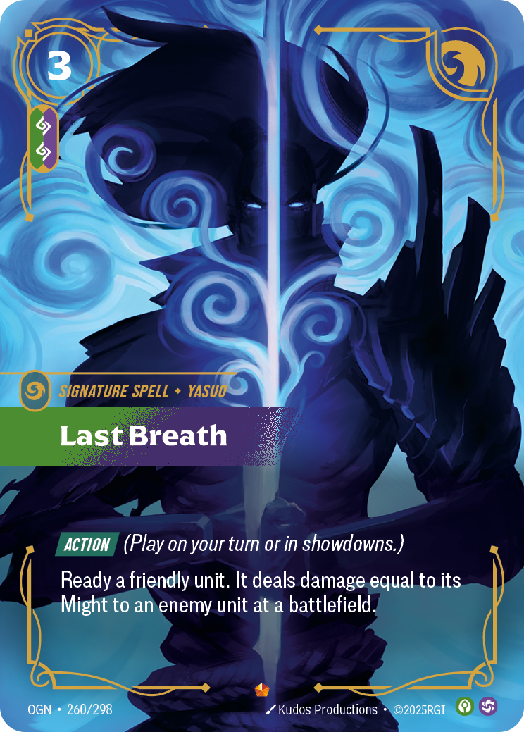 Last Breath OGN-260/298 Normal Riftbound card