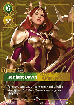 Radiant Dawn OGN-261/298-P Normal Riftbound card