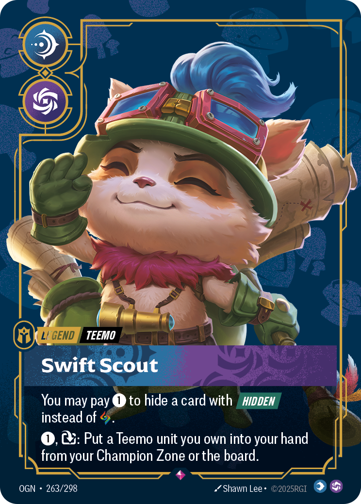 Swift Scout OGN-263/298 Normal Riftbound card