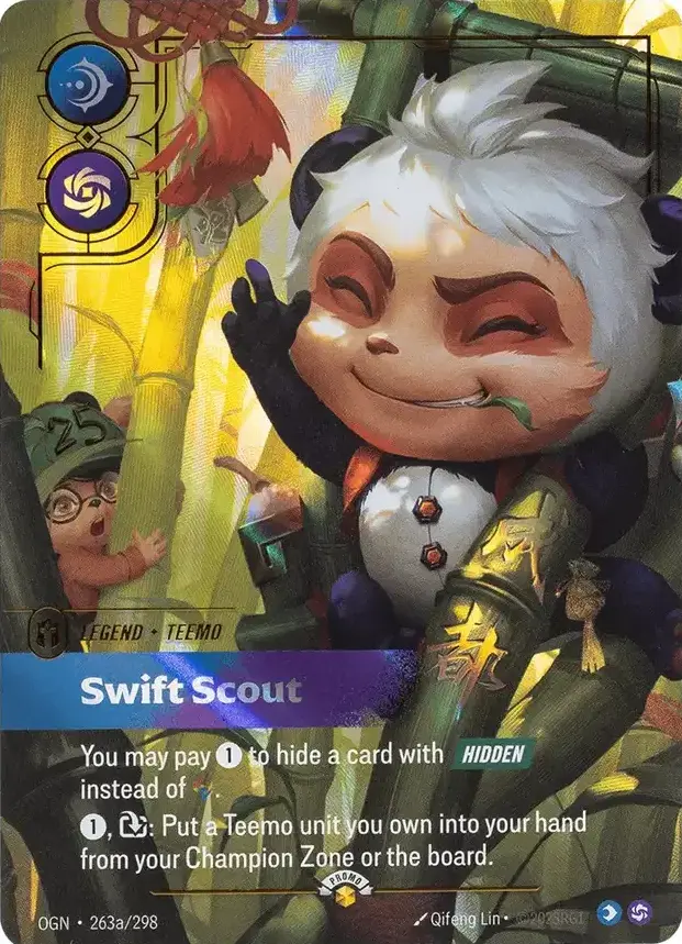 Swift Scout OGN-263a/298 Foil Riftbound card