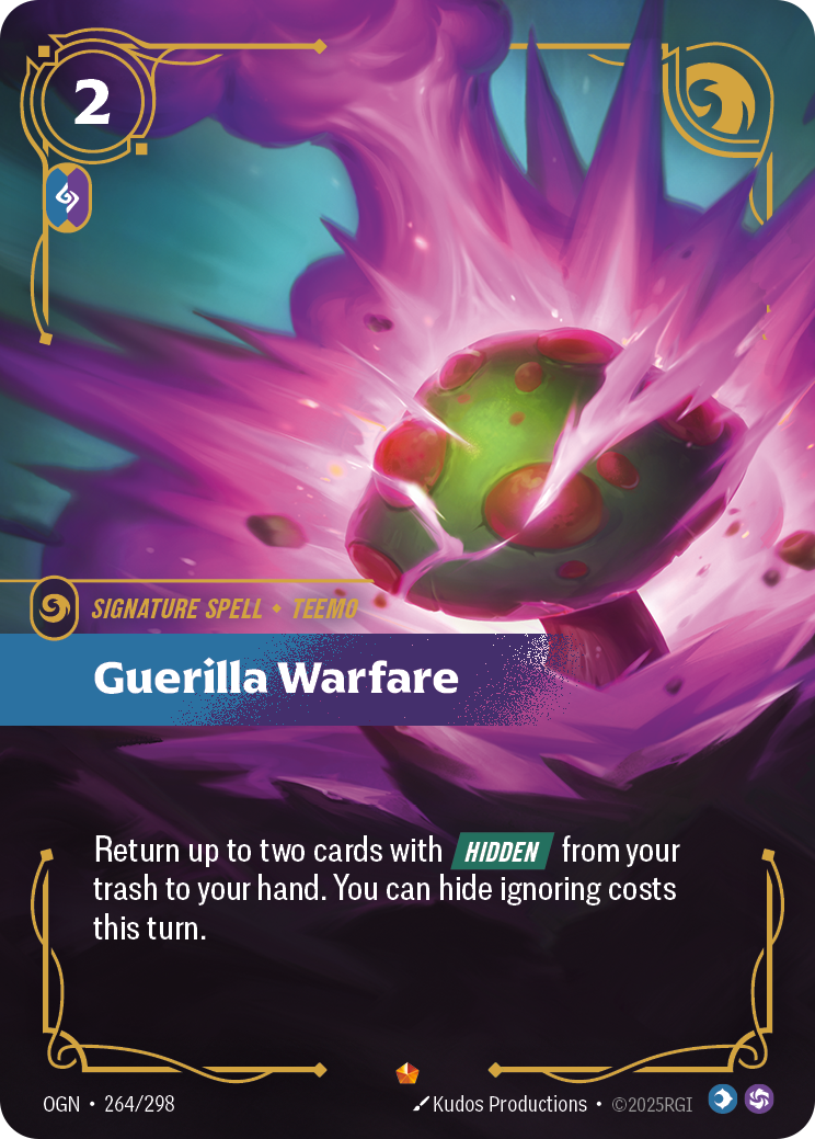 Guerilla Warfare OGN-264/298 Normal Riftbound card