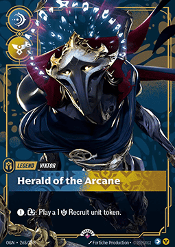 Herald of the Arcane OGN-265/298-P Normal Riftbound card