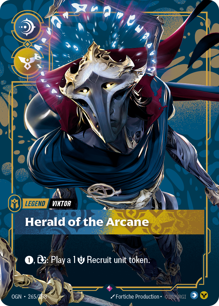 Herald of the Arcane OGN-265/298 Normal Riftbound card