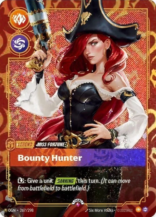 Bounty Hunter OGN-267/298-P-BEST Foil Riftbound card
