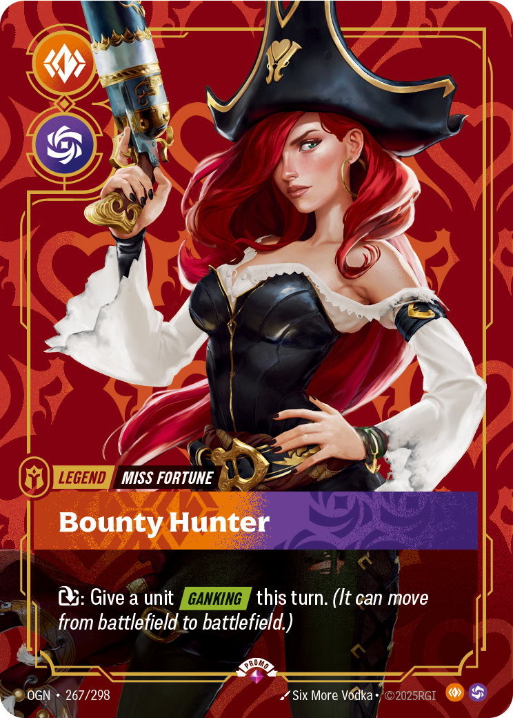 Bounty Hunter OGN-267/298-P Normal Riftbound card