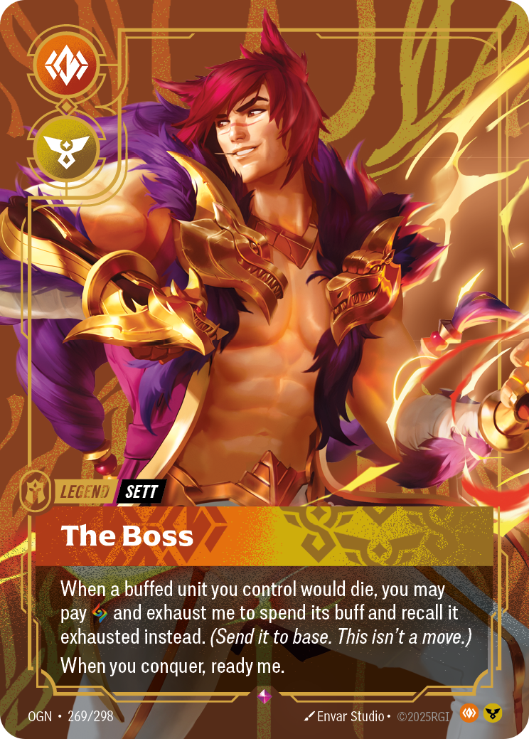 The Boss OGN-269/298 Normal Riftbound card