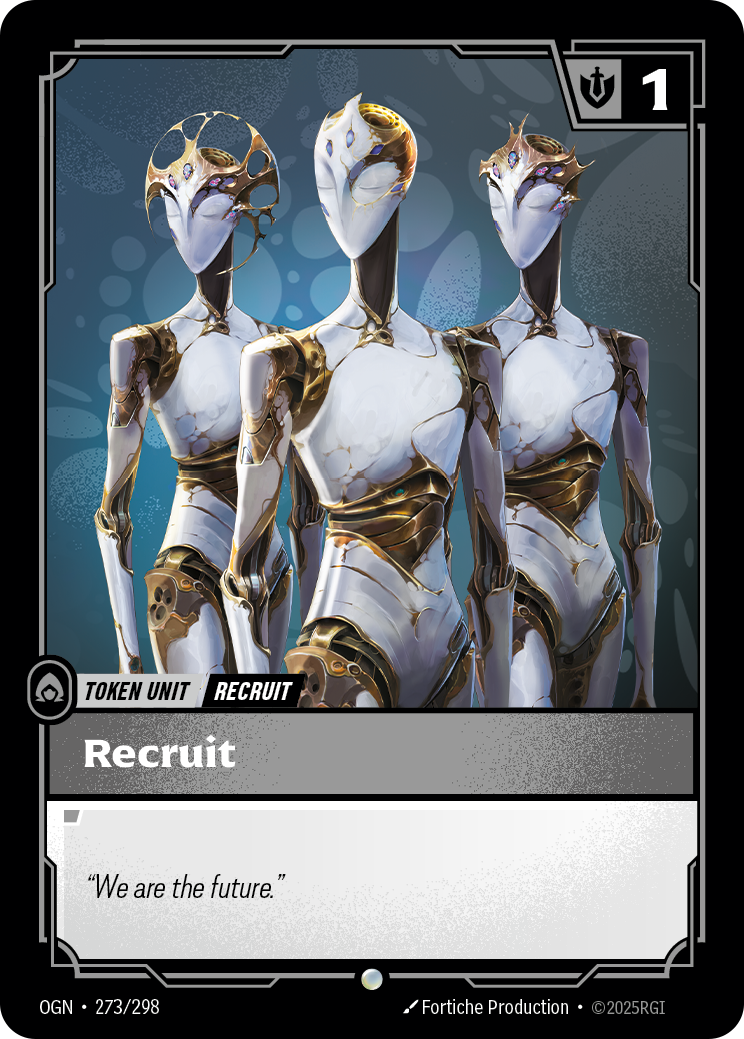 Recruit (ZN) OGN-273/298 Normal Riftbound card