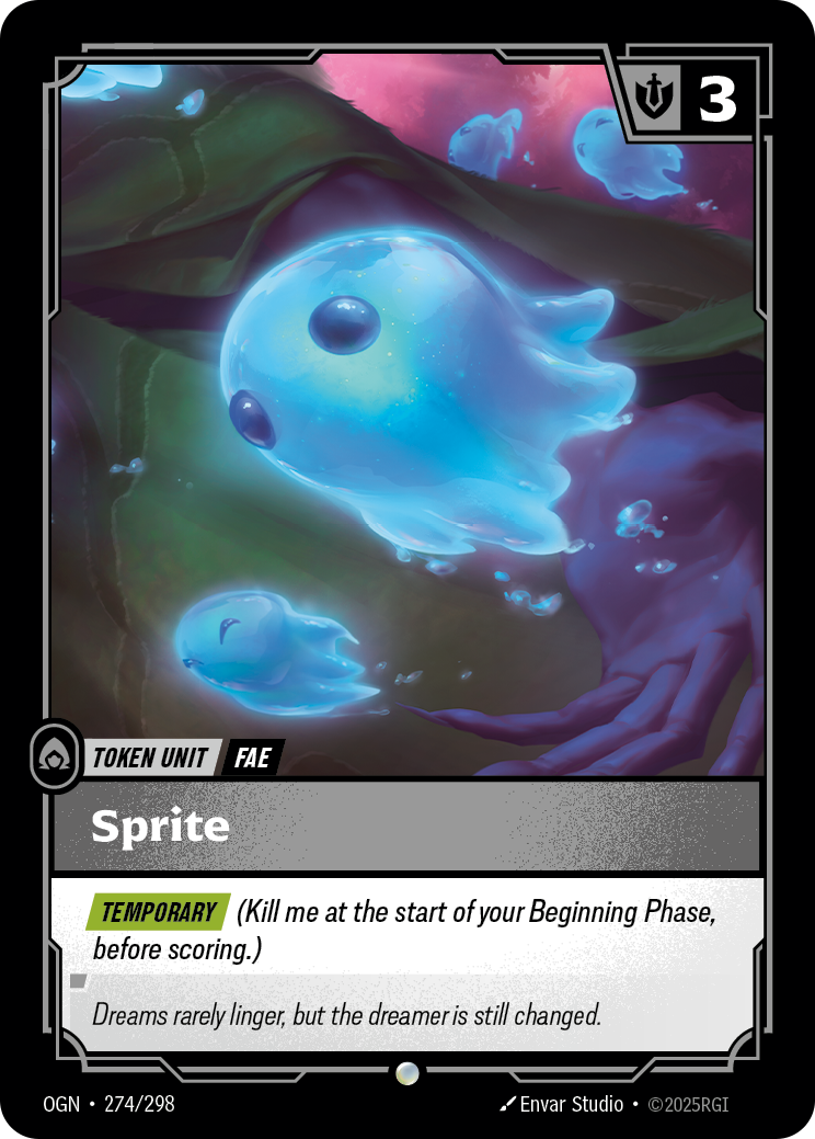 Sprite OGN-274/298 Normal Riftbound card