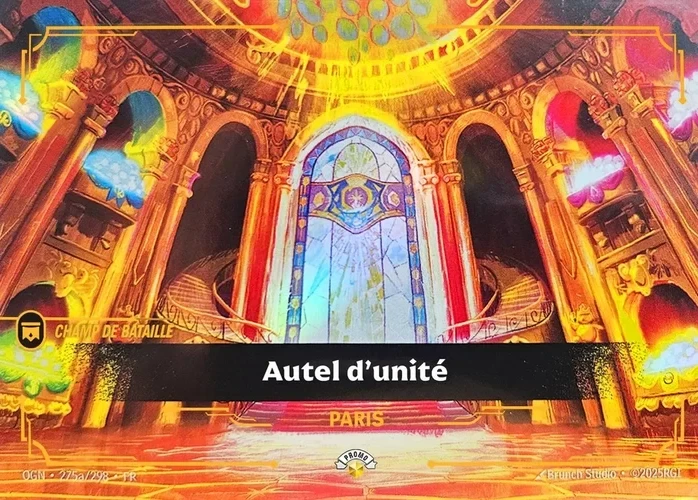 Altar to Unity OGN-275a/298 Foil Riftbound card