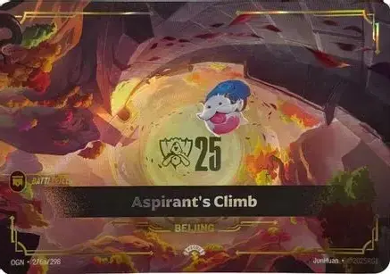 Aspirant's Climb OGN-276a/298 Foil Riftbound card