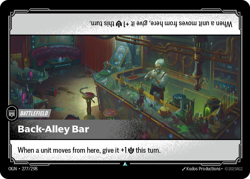 Back-Alley Bar OGN-277/298 Normal Riftbound card
