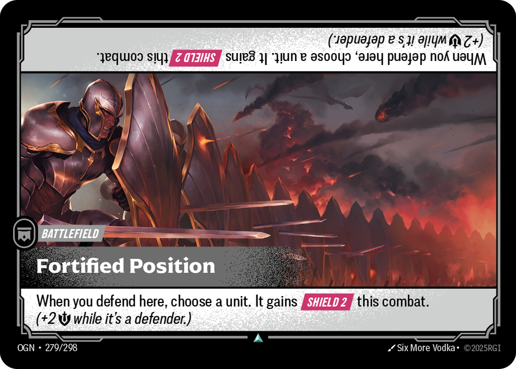 Fortified Position OGN-279/298 Normal Riftbound card