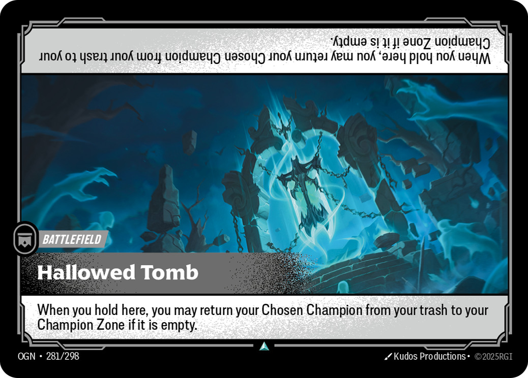 Hallowed Tomb OGN-281/298 Normal Riftbound card
