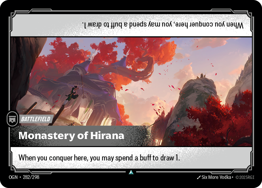 Monastery of Hirana OGN-282/298 Normal Riftbound card
