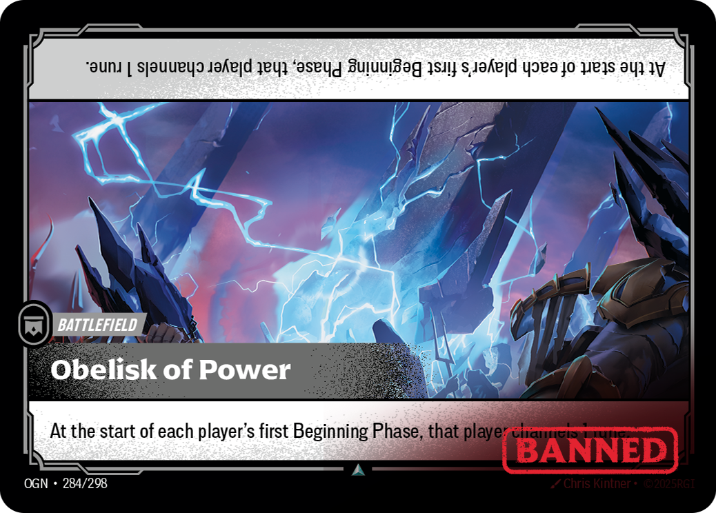Obelisk of Power OGN-284/298 Normal Riftbound card