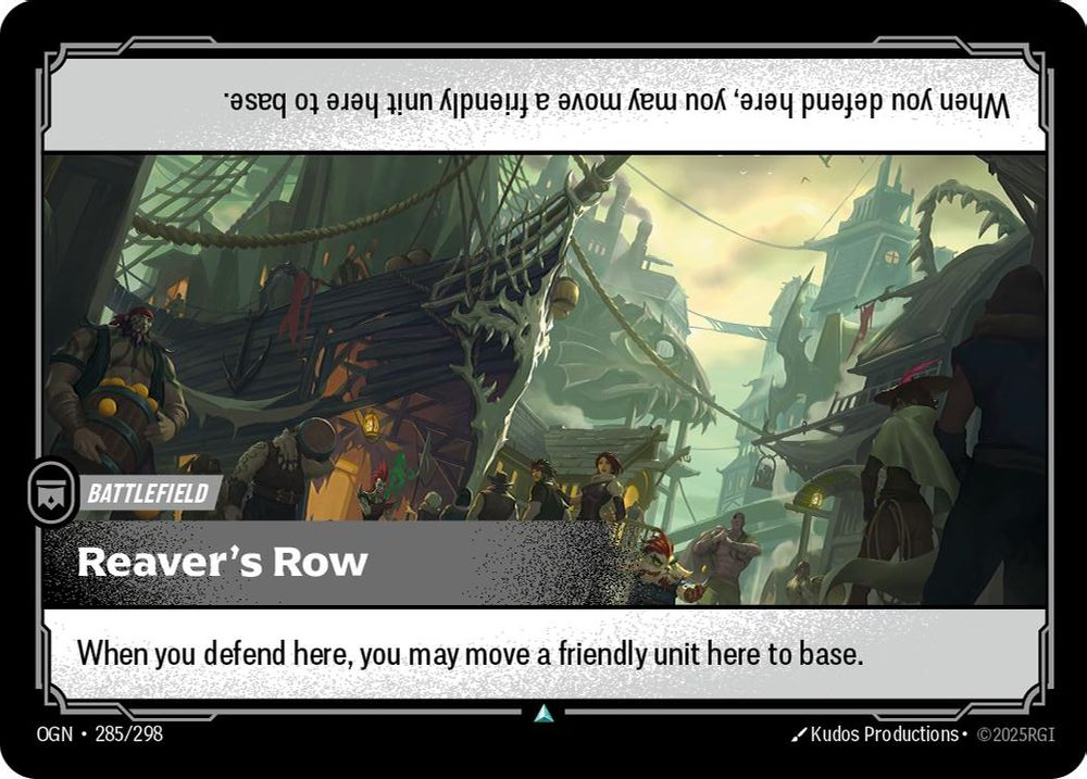 Reaver's Row OGN-285/298 Normal Riftbound card