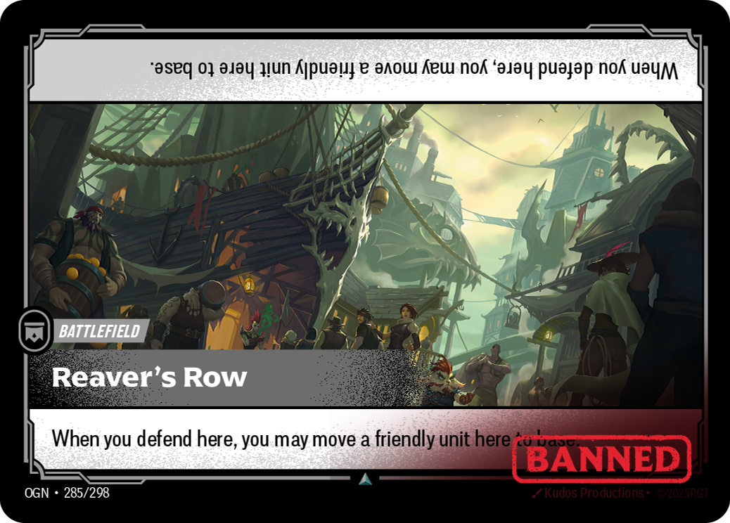 Reaver's Row OGN-285/298 Normal Riftbound card