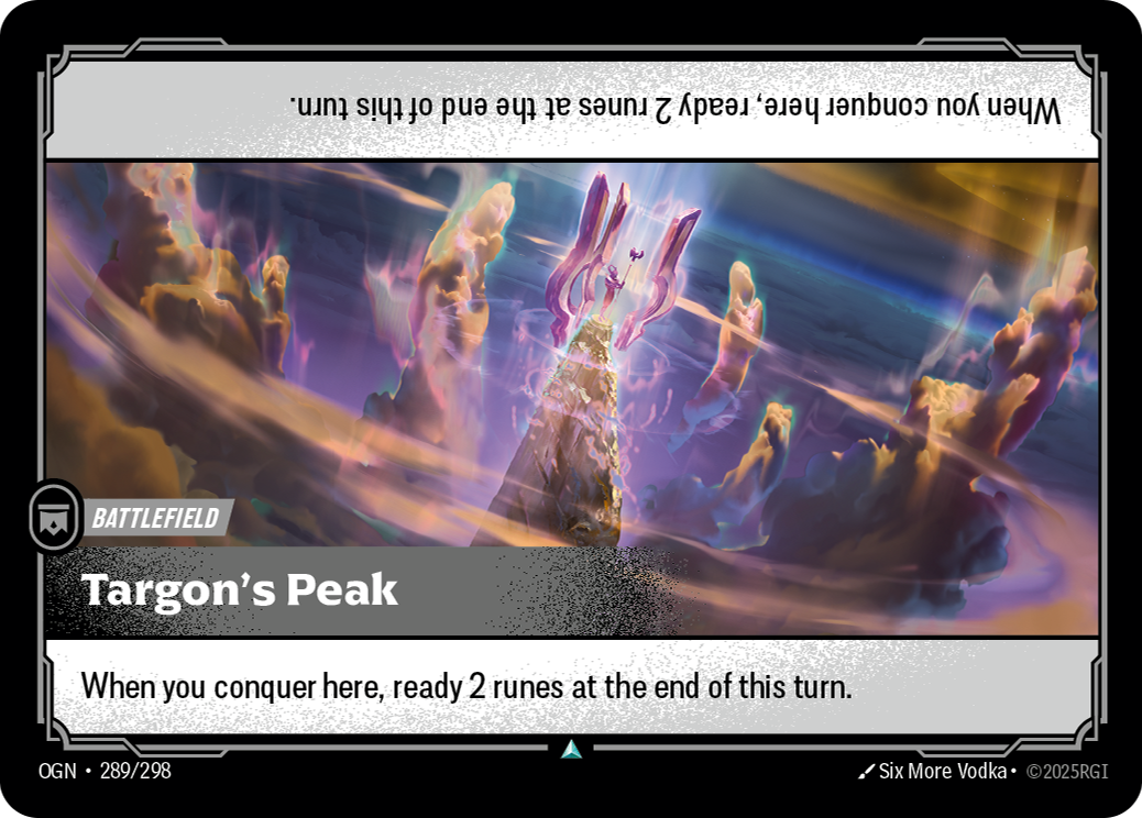 Targon's Peak OGN-289/298 Normal Riftbound card