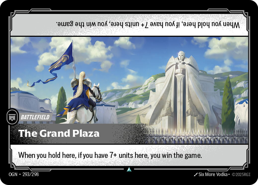 The Grand Plaza OGN-293/298 Normal Riftbound card